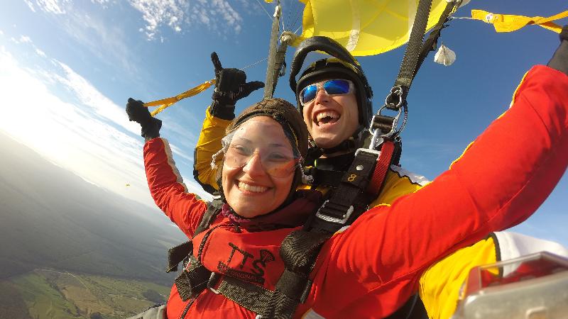 Feel On Top Of The World with our NEW and HIGHEST skydive from 16,500 ft!
You'll get up to 70 seconds of sweet, sweet freefall where you can soak up the incredible views and every bit of adrenaline. 

